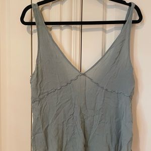Free People Tank Blouse in Sage